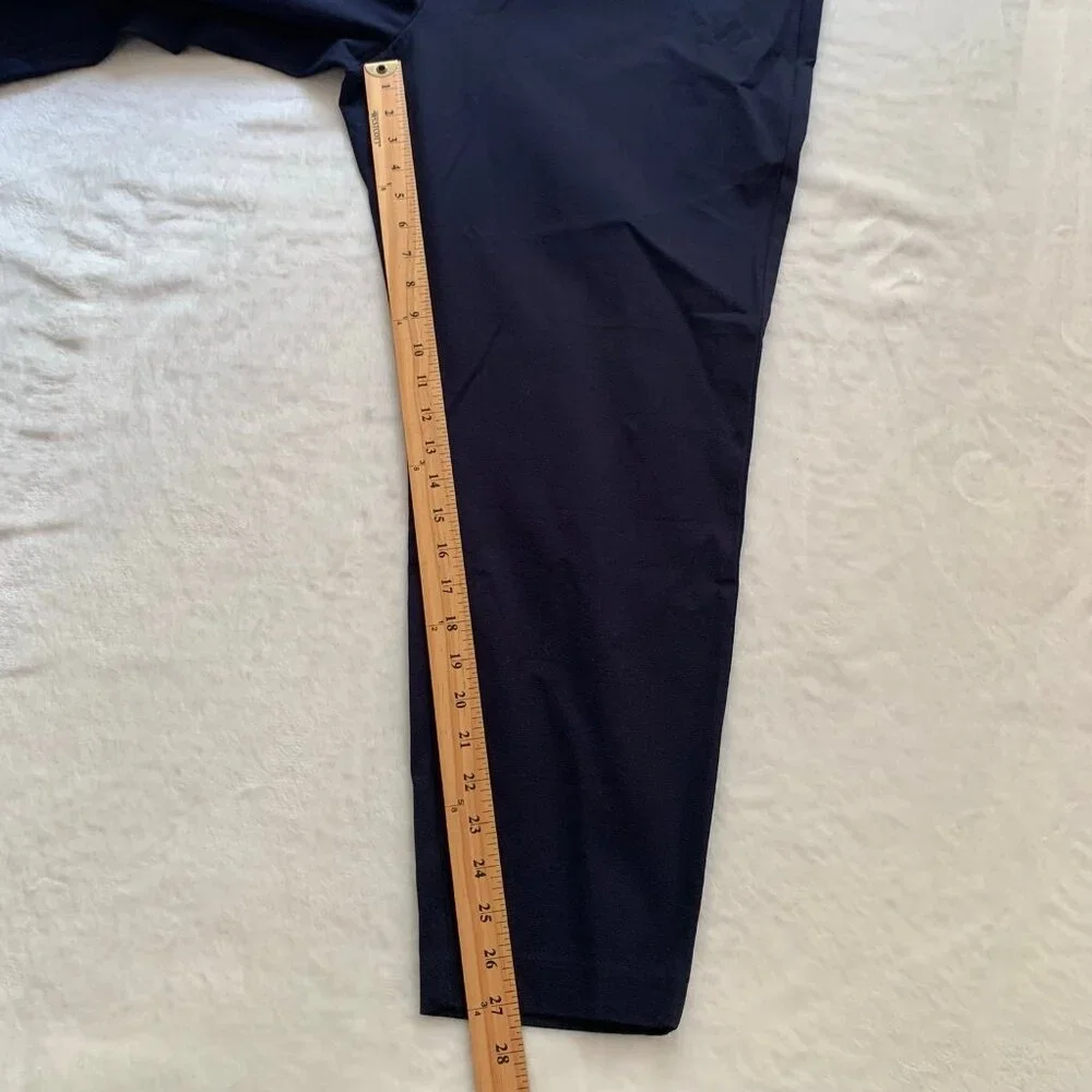 NEW Maurices Smart Ankle Skinny Pants Women 24 Regular Navy‎ Blue Stretch